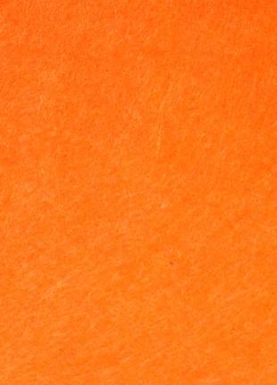 Фетр 2мм разные цвета 1х1м:оранжевый