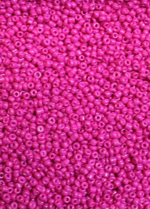 Бісер 450 грам дрібний 12/0 deluxe:5 рожевий1 фото