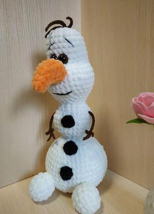Снеговик олаф. холодное сердце. мягкая игрушка