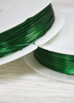Дріт зелена 30м/0.30 мм