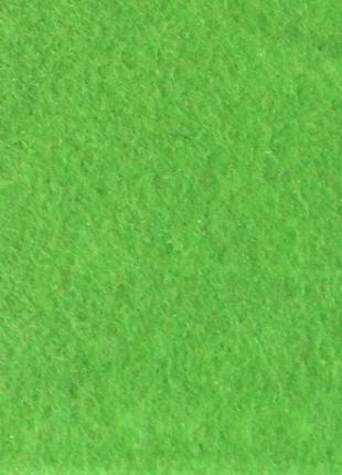 Фетр 2мм різні кольори 25х25см:зелений (c38)