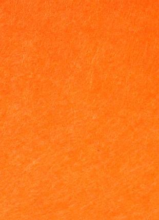Фетр 2мм разные цвета 50х40см:оранжевый