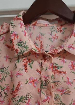 Блуза топ в цветочный принт2 фото