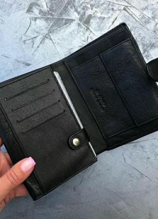 Мужской кожаный кошелек чоловічий шкіряний гаманець портмоне кожаное3 фото