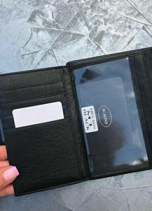 Мужской кожаный кошелек чоловічий шкіряний гаманець портмоне кожаное6 фото