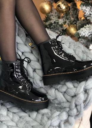 Ботінки жіночі зимові dr. martens jadon black no logo (молнія) 6

/ женские зимние ботинки на меху мартинс3 фото