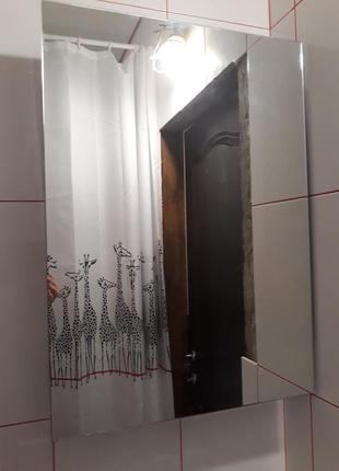 Зеркало-шкафчики в ванную из нержавейки1 фото