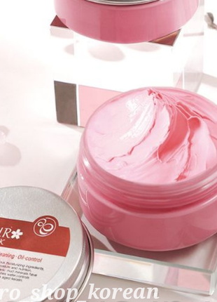 Маска для обличчя laikou japan sakura mud mask з екстрактом японської вишнів 80 g