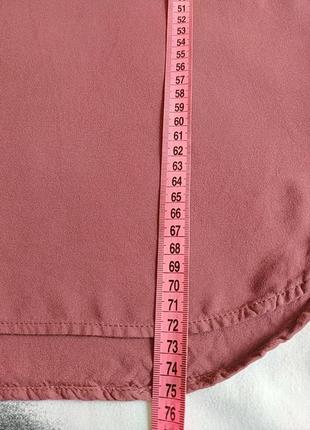 Блуза з коротким рукавом, брудно червоного кольору6 фото