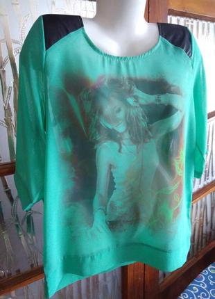 Шыфоновая блуза 54 размера