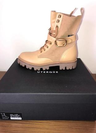 Новые кожаные ботинки uterque p -404 фото