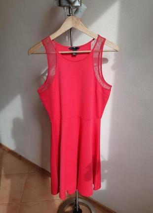 Платье из тонкого трикотажа красное платье м2 фото