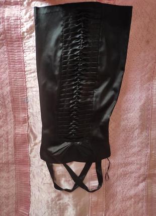Сукня чорна атласна,розмір м-л2 фото