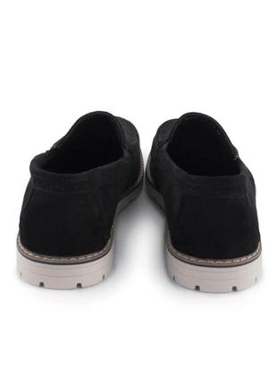 Мужские черные туфли эко замша люкс качества4 фото
