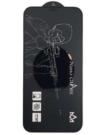 Захисне скло heaven ceramica для iphone 12/12 pro (0,2 mm) black