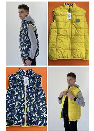 Жилетка двостороння жилетка для хлопчика
