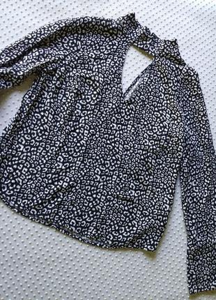 H&m divided /нова поплиновая блуза від шведського бренду