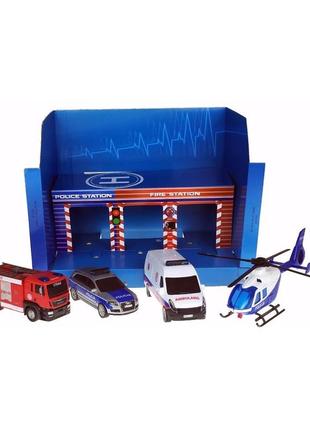 Гараж sos dickie toys 3715009