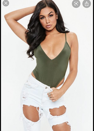Боді майка комбідрес missguided highleg