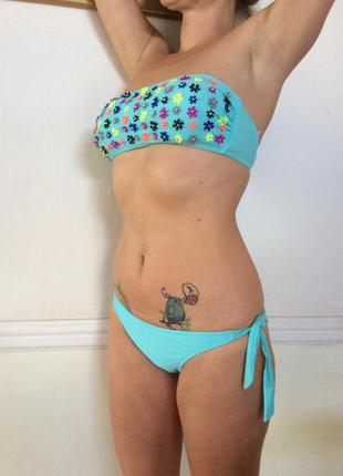 Сказочный купальник с цветочками дорогого бренда