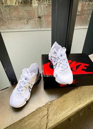 Чоловічі кросівки nike react element white2 фото