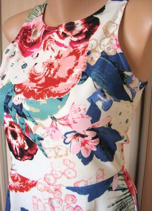H&m красивое летнее платье сарафан в цветах3 фото