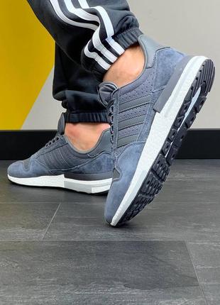 Мужские кроссовки adidas zx500 rm d.grey  кросівки  чоловічі адідас4 фото