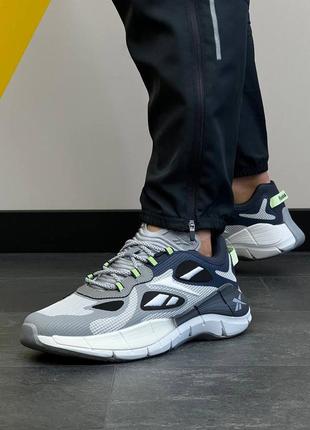 Чоловічі кросівки reebok zig kinetica ii concept 1 white gray кросівки чоловічі рібок