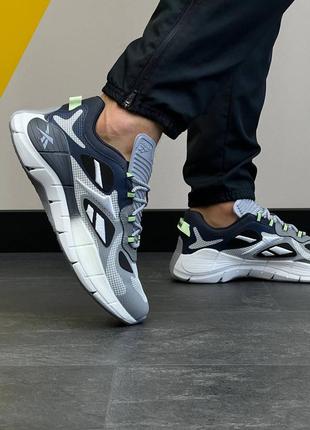 Чоловічі кросівки reebok zig kinetica ii concept 1 white gray кросівки чоловічі рібок