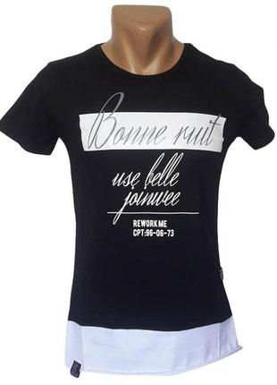 Чоловіча футболка virage. колір чорний. артикул: 30-0117