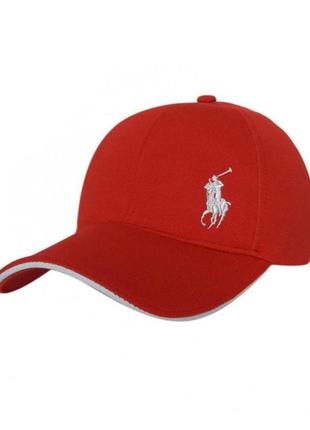 Мужская кепка от бренда sport line красная с вышивкой. артикул: 45-0288