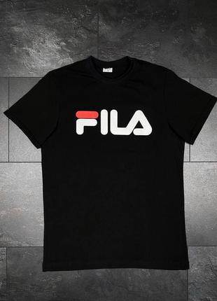 Мужская летняя весенняя футболка с коротким рукавом fila