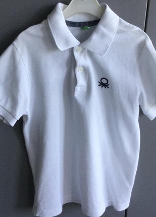 Поло benetton для хлопчика р 120 бавовна