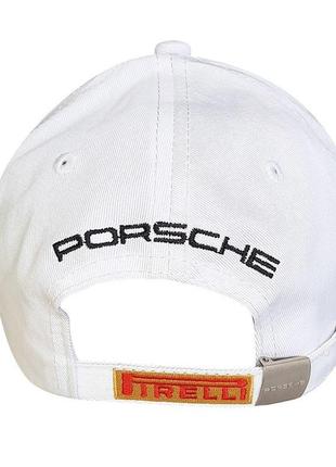 Кепка sport line хлопковая белого цвета с лого porsche. артикул: 45-05123 фото