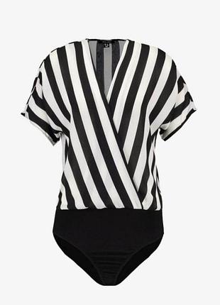 Стильне боді,боді в смужку new look(zara) s