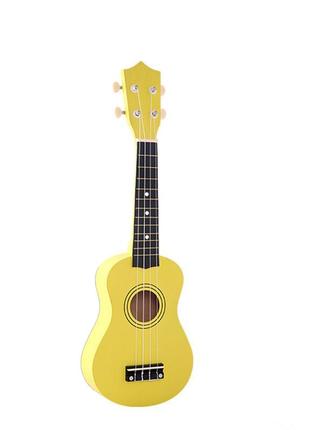 Укулеле (гавайская гитара) hm100-gb желтый (mrk20112010)