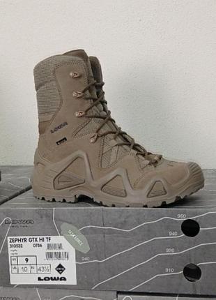 Високі тактичні черевики берці lowa zephyr gtx hi tf