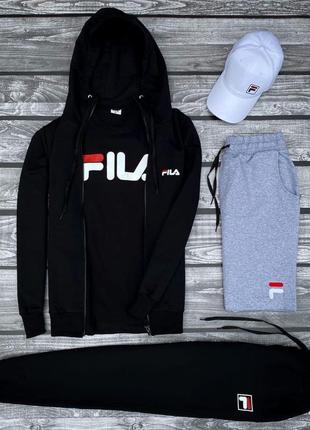 Мужской спортивный трикотажный костюм fila
