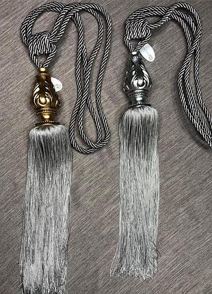 Кисти подхваты для штор листики. декоративные подхваты кисти для штор и портьер в...