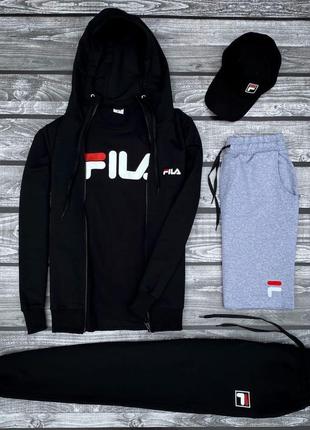 Мужской спортивный трикотажный костюм fila