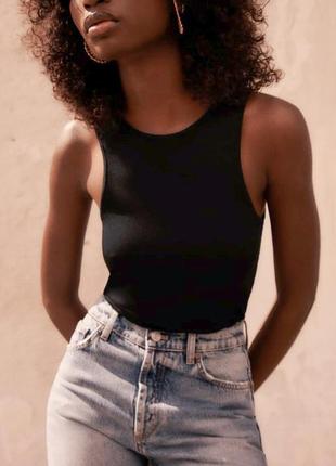 Боді knit zara | зара