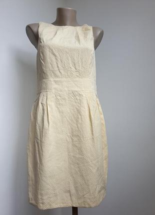 Ніжне лимонне хлопкове плаття warehouse