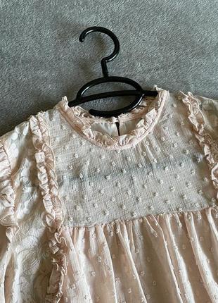 Женская нежная красивая блузка блуза zara7 фото