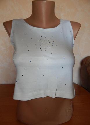 Кроп топ зі стразами