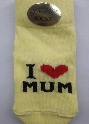 Носки для новорожденных  baby socks к152 8(р) 8-10см белый, розовый, желтый, серый2 фото