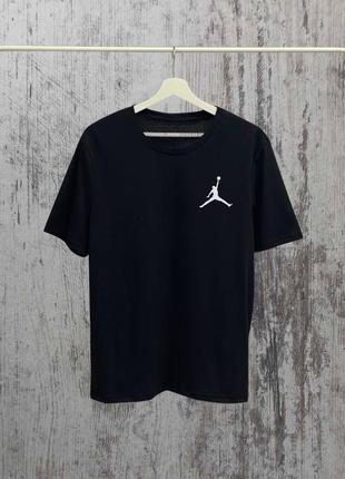 Футболка с коротким рукавом чёрная nike air jordan