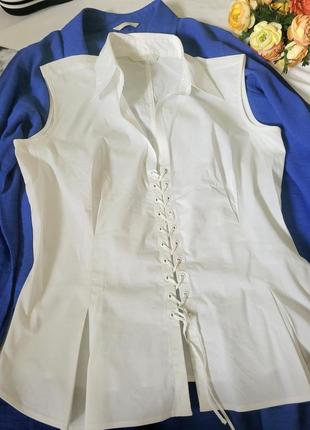 Топ блуза корсетна бавовна бавовна2 фото