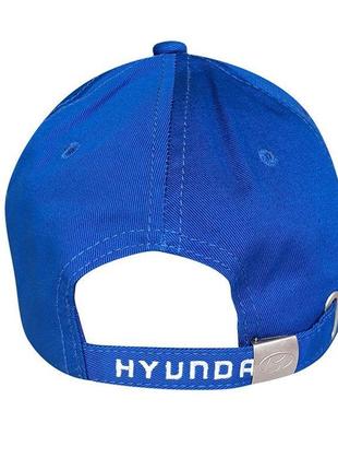 Бейсболка для чоловіків sport line синя з лого hyundai. артикул: 45-05183 фото