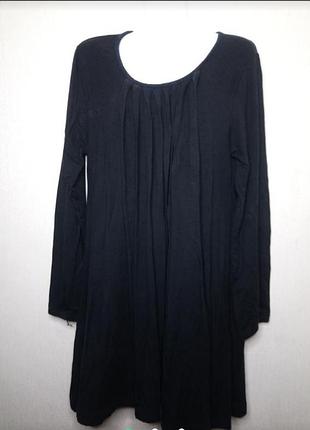 🕊️💚🌿 плаття сукня з рукавами еко тканина батал р.50  🌿💚🕊️ 4