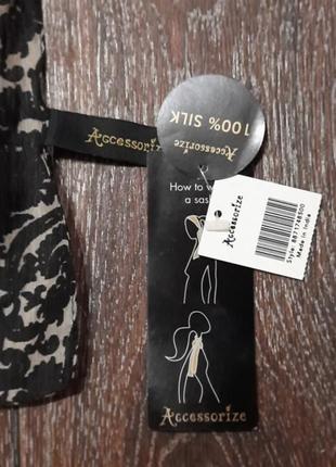 100% шовк новий стильний брендовий шарф від accesdorize шифон4 фото